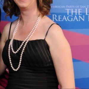 White House Black Market Sheer LBD